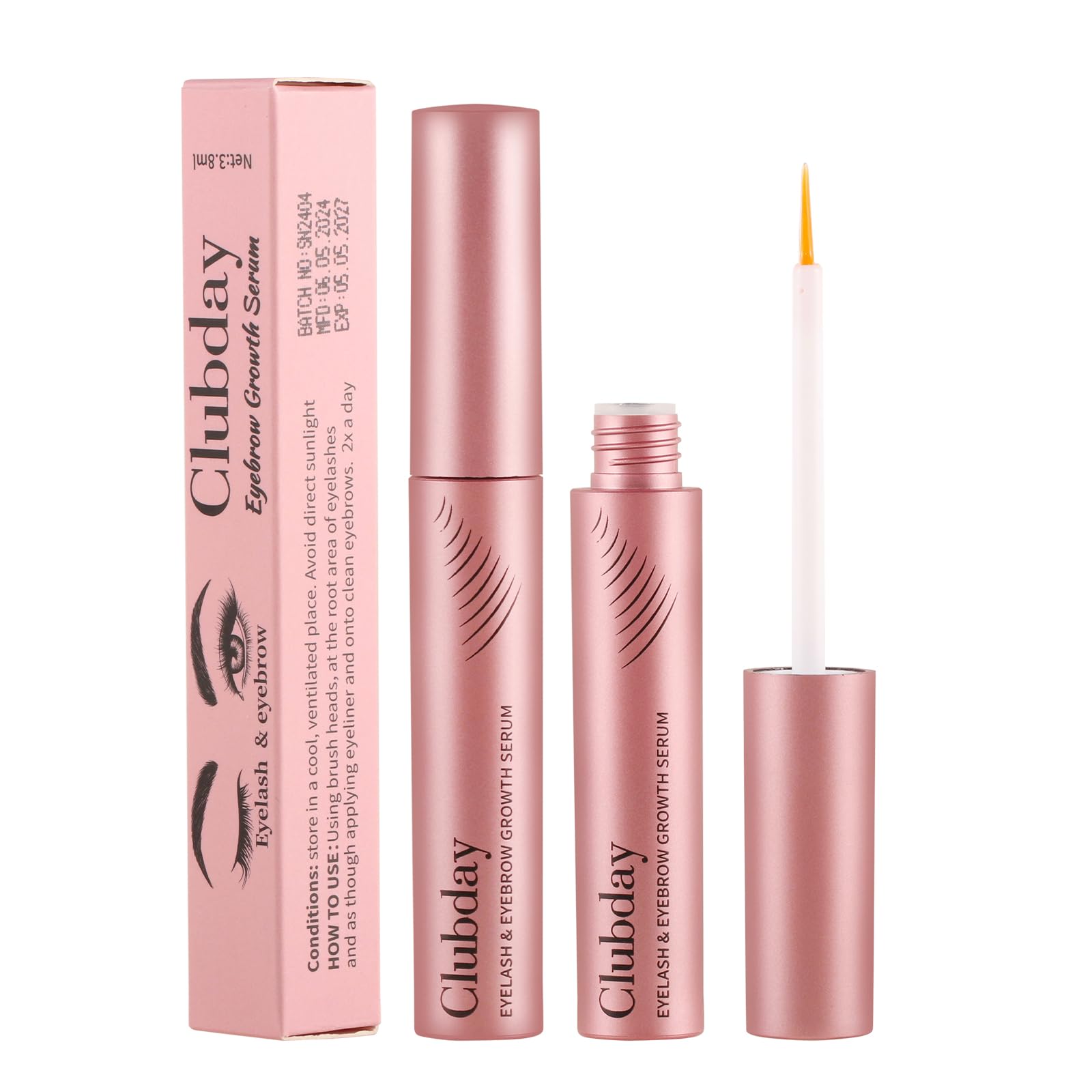Amazon.com: Clubday Clear Lash Treatment Serum - Eyelash Growth