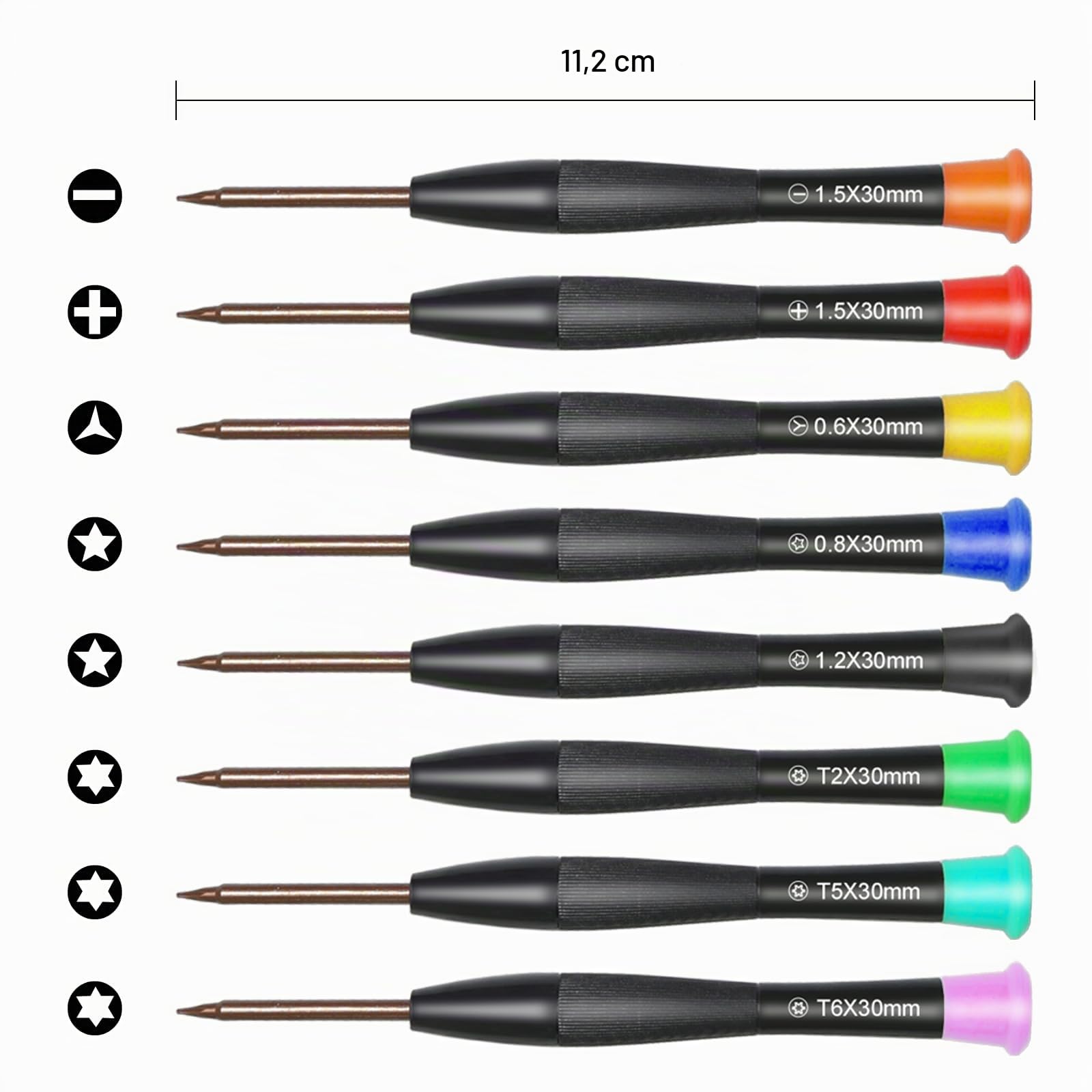 DTD Kit d'outils de réparation 30 en 1 pour téléphone portable, tournevis de précision pour smartphone, tablette, montre, lunettes, PS4, Switch