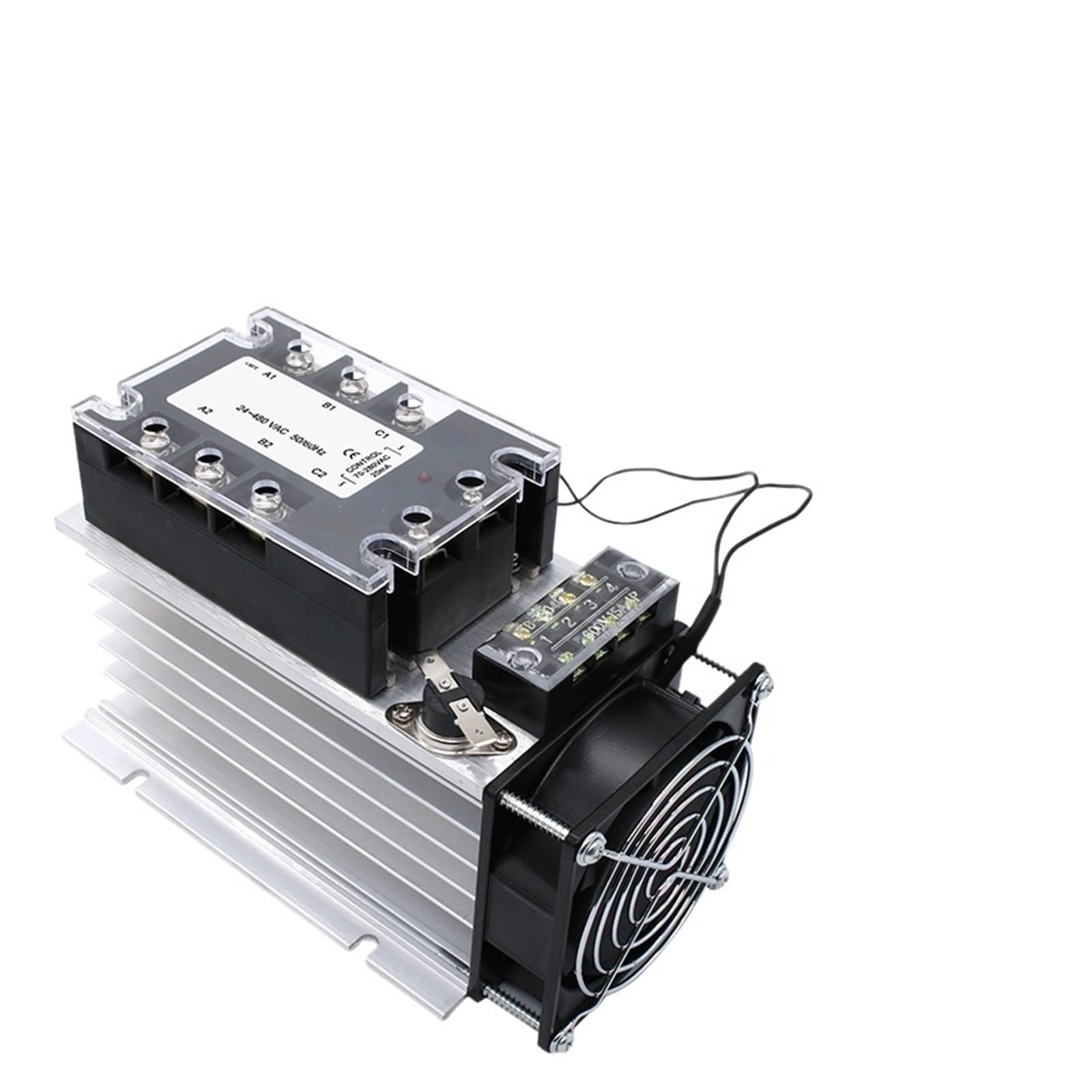 Trzy fazy Solid State Relay 380 V DC sterowanie AC 3-fazowe SSR 10A 25A 40A 60A 80A 100A AC SSR DA40A IDGTTLDF (AC-AC, 10A)