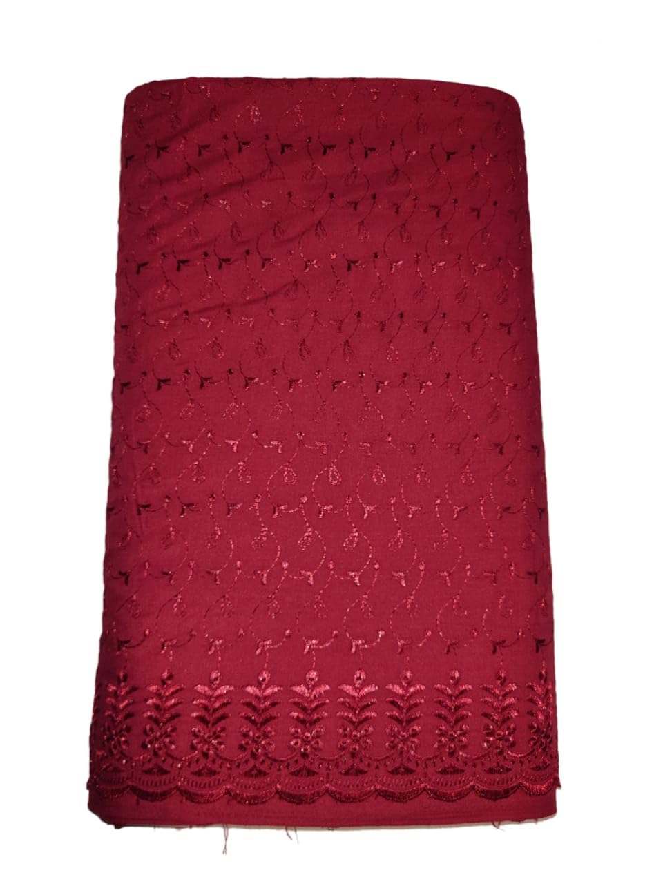 Akoba blouse material Maroon color (1meter and 2meter)-image-26