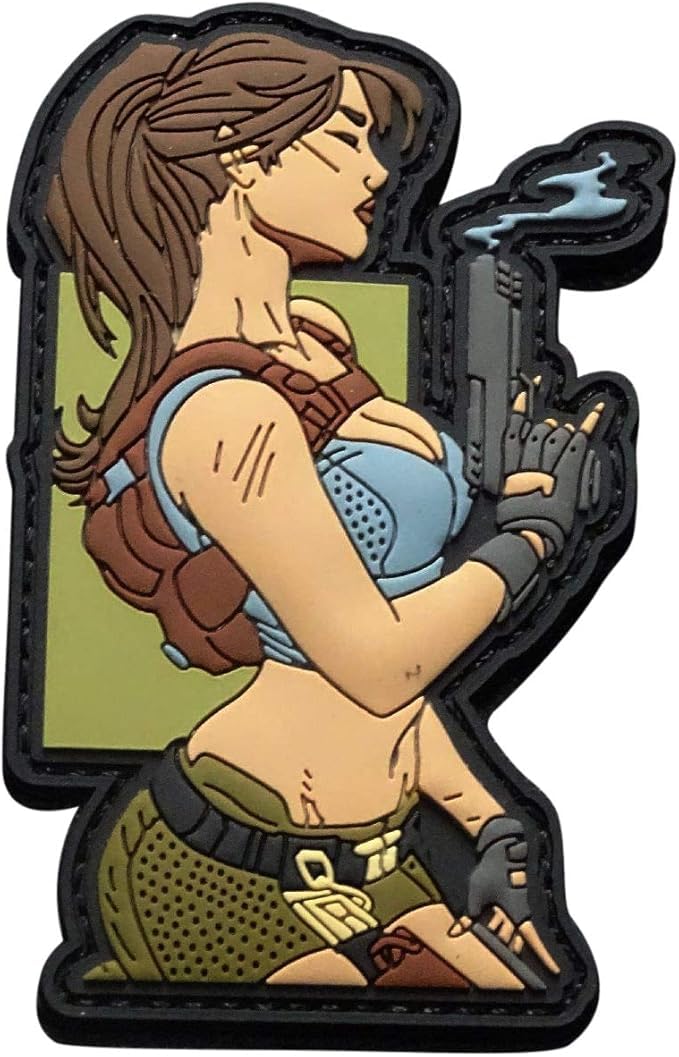 Miltacusa MD Inspired Patches [Hook Fastener Backing- PVC Rubber] Funny and Humor Patches for All Types of Gear (Pin Up 1)