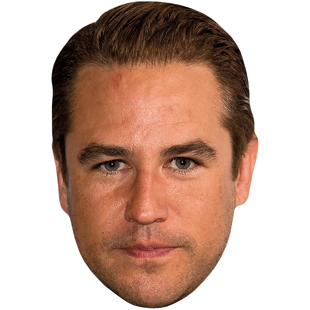 Celebrity Cutouts Lifelike Anthony Kavanagh (Stubble) Celebrity Mask, Flat Card Face, Fancy Dress Mask