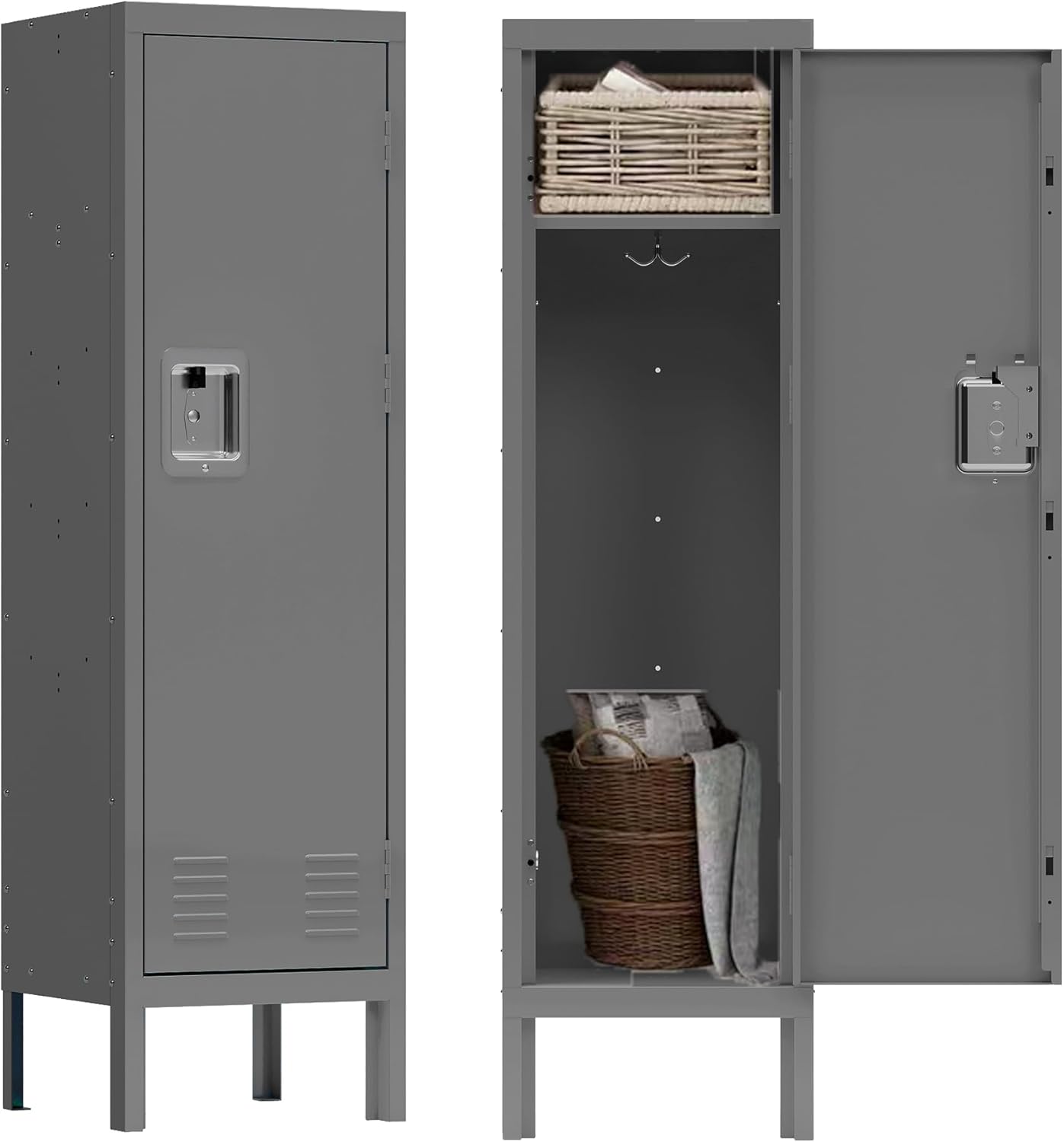 Campfun Metal Locker Storage Bedroom Locker