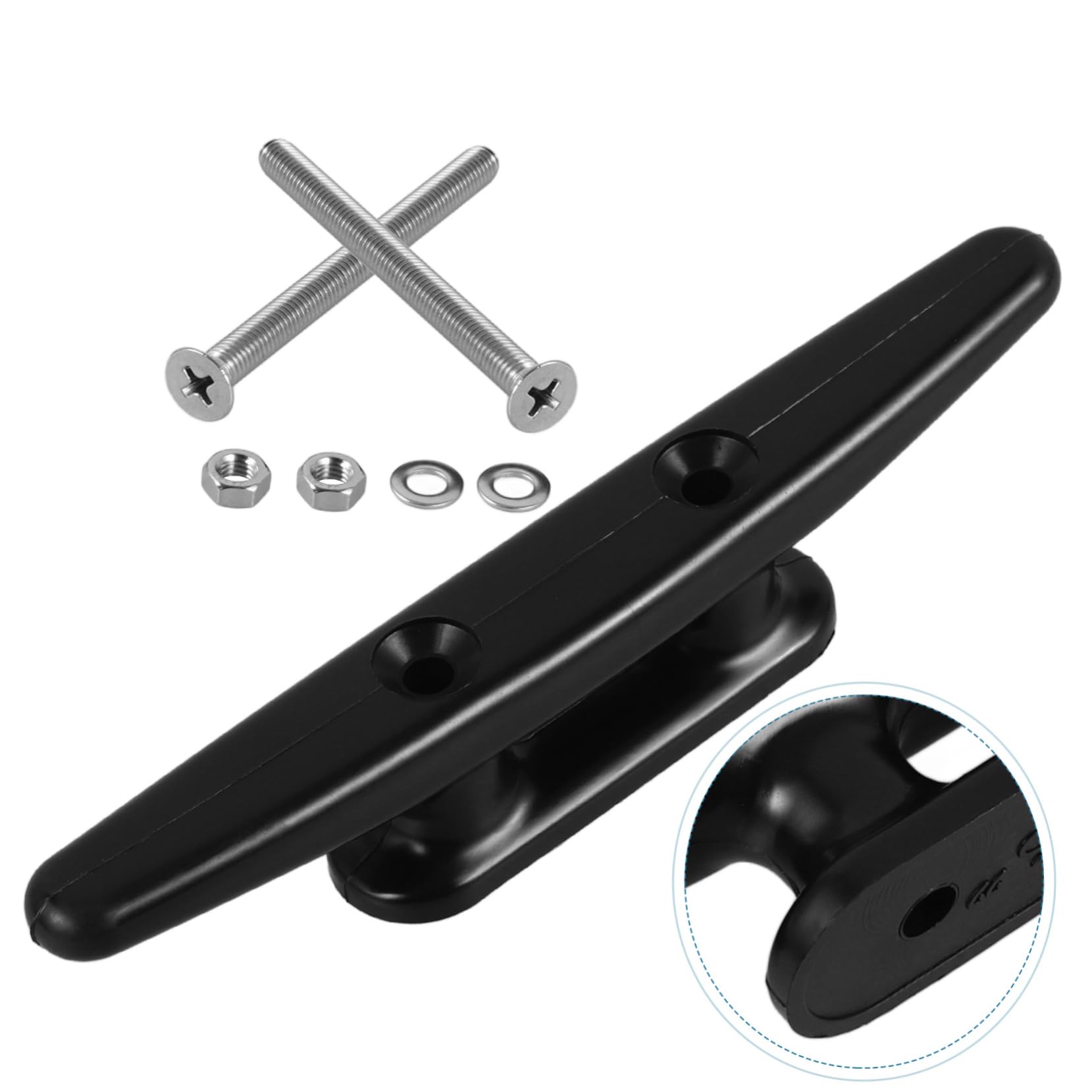 GAROZATION Sturdy Boat Dock Cleat Set Kayak Anchor Truck Accessories Marine Ropes Tie Down for Boats