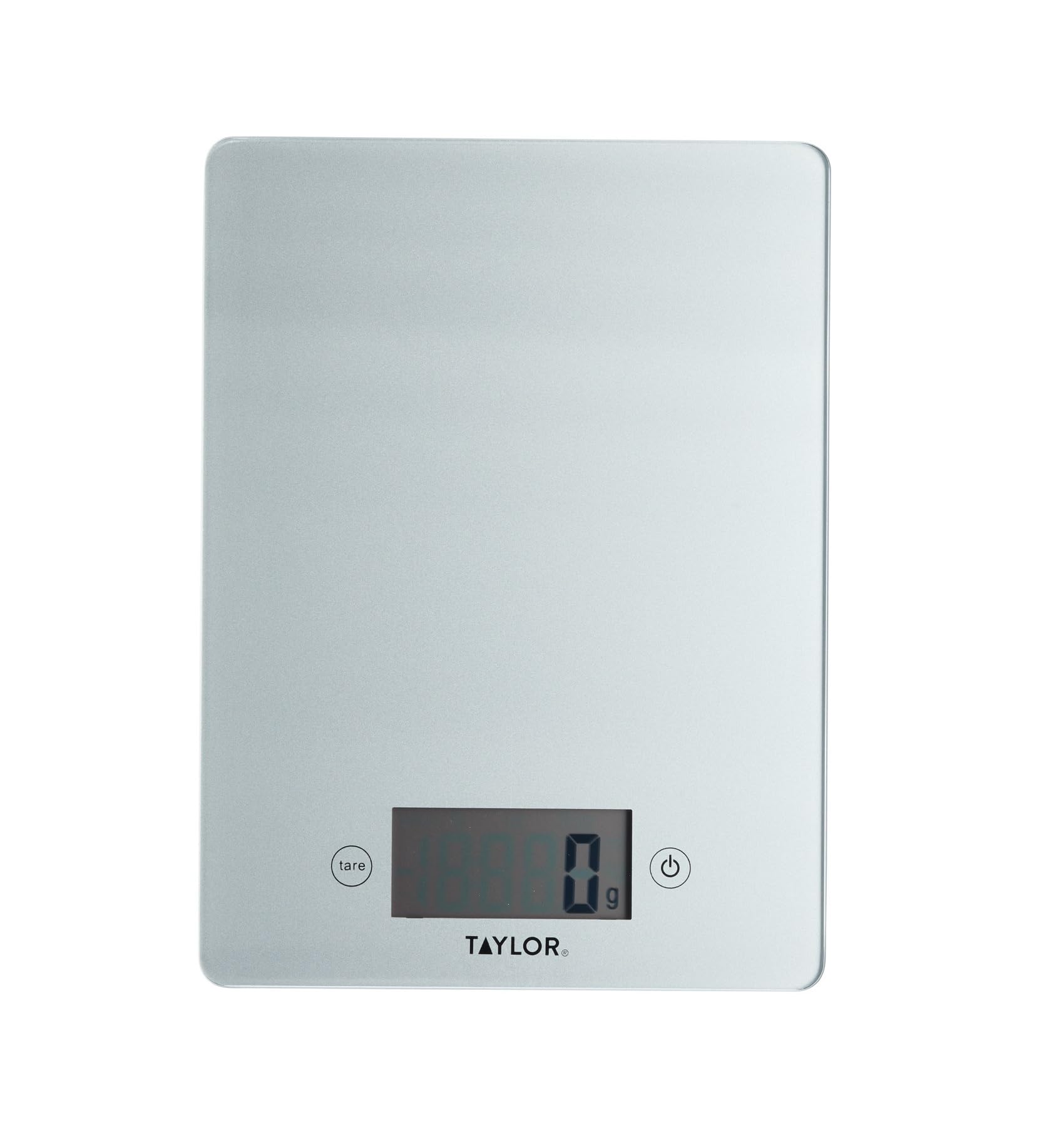 Taylor Glass Digital Kitchen Scales - 5Kg - Silver