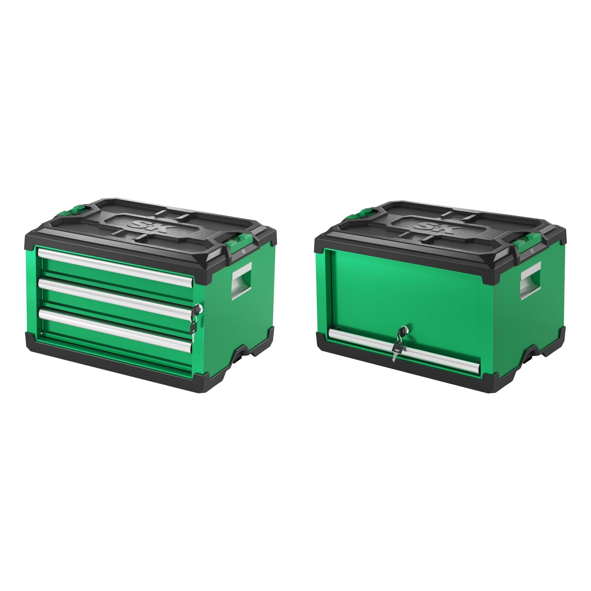 SK Modular Stackable Storage Tool Box, 20.5 Inch, 3-Drawer