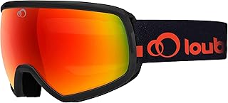 Loubsol - Gafas de esquí para hombre, color rojo