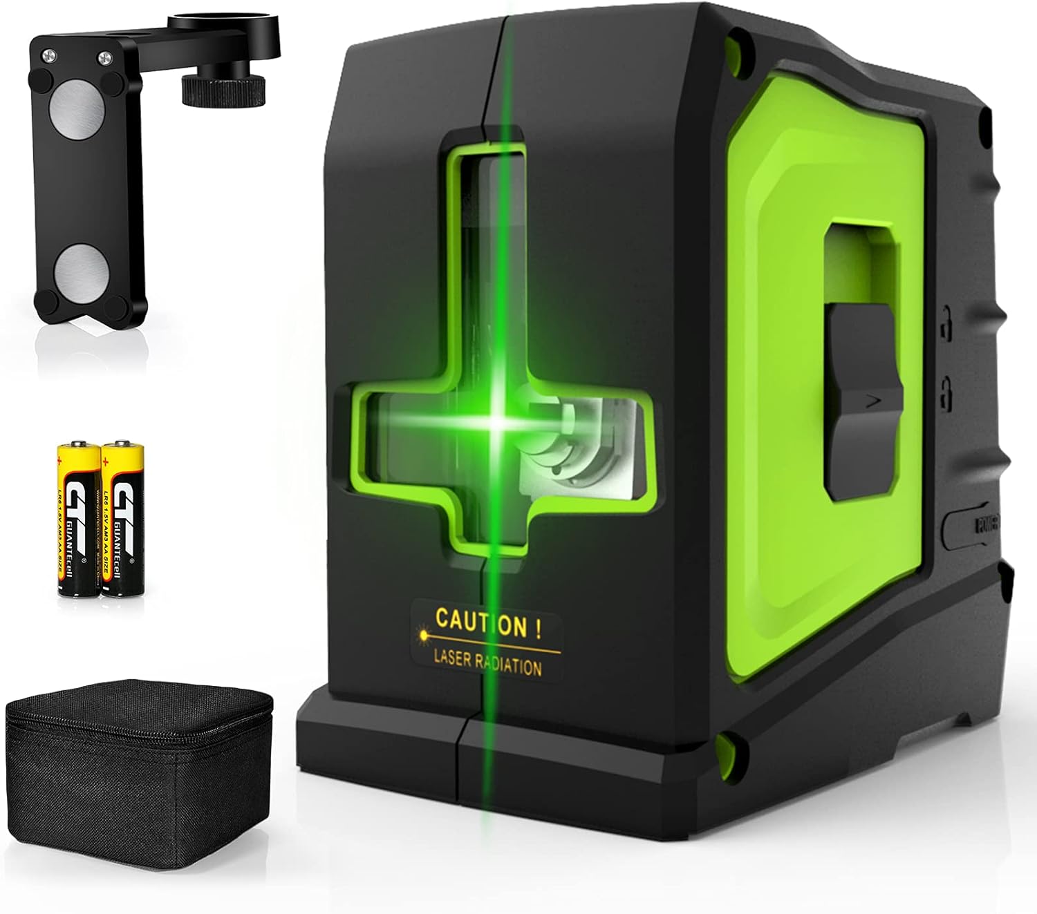 Zokoun Green Laser Level, Self Leveling Cross Line Large Fan Angle 110