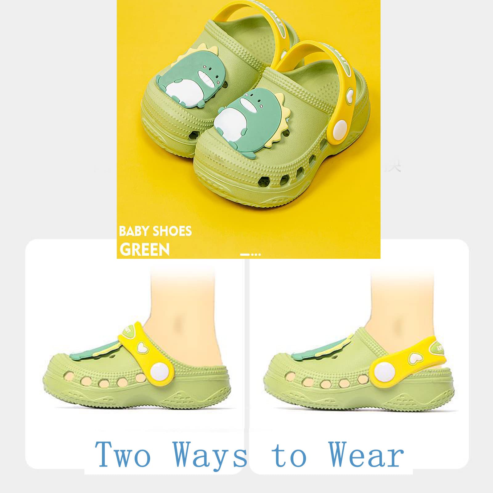 SMajong Zoccoli Sabot Bambini Antiscivolo Scarpe da Giardino Ragazzi Ragazze Estate Sandali da Spiaggia Carino Ciabatte Pantofole 21-29 EU