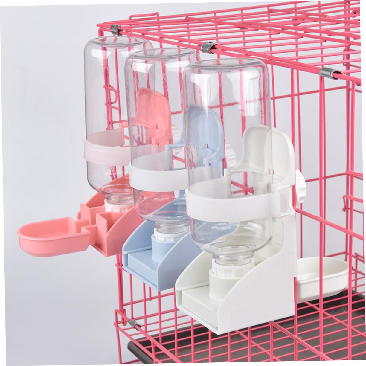 FOMIYES 2st Kaninchentränke Meerschweinchen Wasserflasche Wasserspender Für Hamster Kleintiere Wasser Hängender Trinkbrunnen Für Hamster Wasserspender Für Haustiere Haustier-trinkwerkzeug