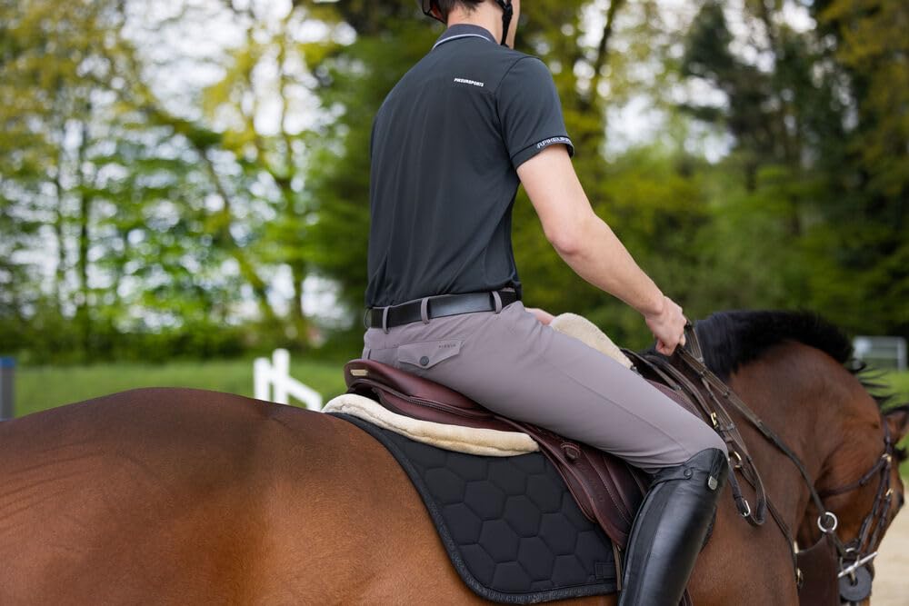 Pikeur New Rodrigo Pantalon d'équitation pour homme avec genoux Gris acier