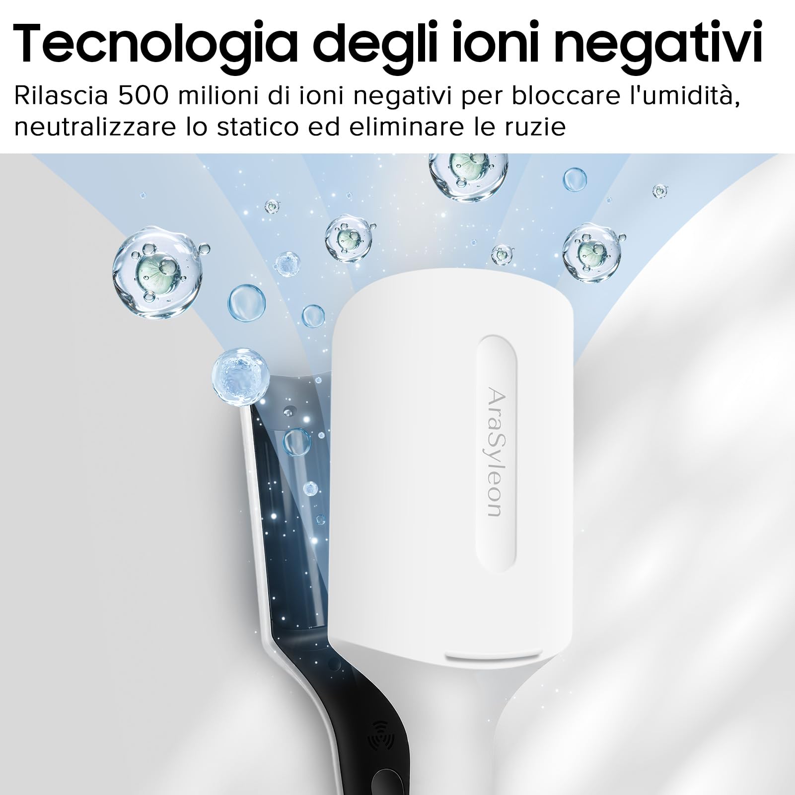 Arricciacapelli per Onde di Spiaggia a 3 Tubi con Ioni e Rivestimento Ceramico 32mm | Temperatura 160-200°C | Perfetto per Principianti | Stiracapelli per Ricci Definiti e Duraturi