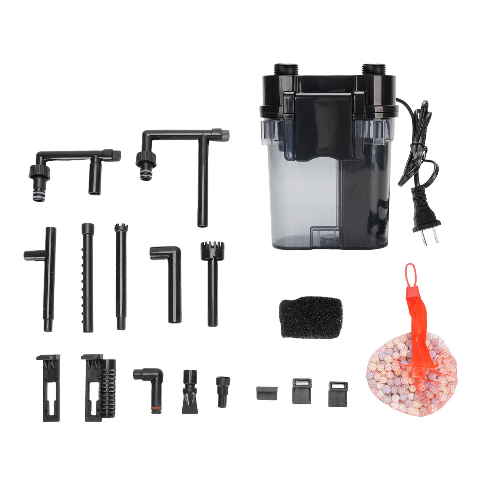 Filtro da Appendere all'acquario, Filtro Esterno per Acquario in plastica 300L/H 4W per Pompa a Pressione dell'Acqua, stagni, stazioni di Lavaggio per Parrucchieri (Spina Europea 220V)