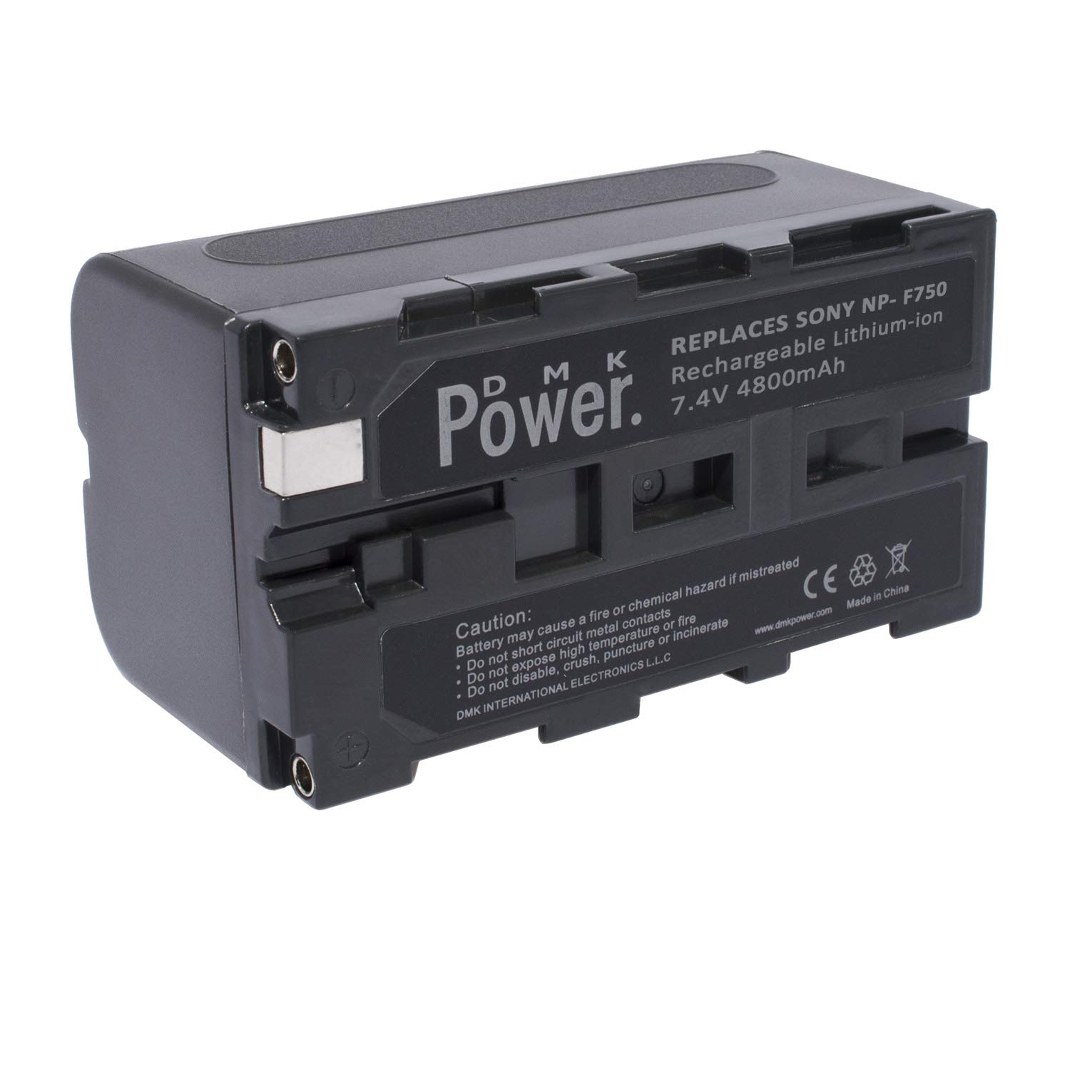 DMK Power NP-F750 Battery 4800mAh for LED Video Light and Monitor only (Not for Cameras)