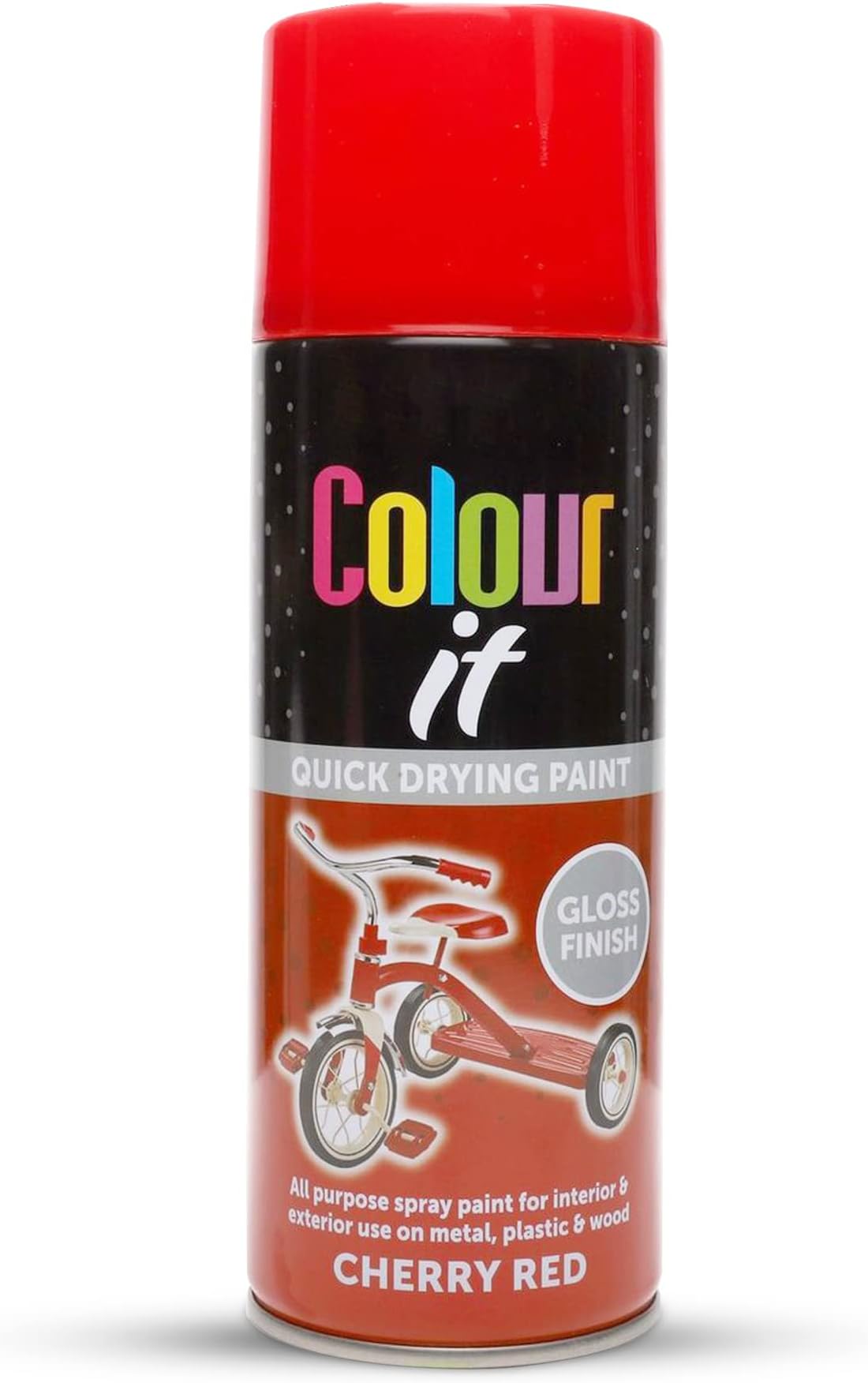 All Purpose RED Gloss 400ML Professional Satin Finish Spray Wood