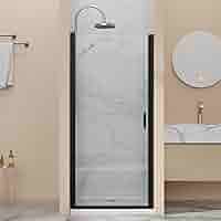 J・W・ウォーターハウス Semi-Frameless Sliding Shower Door W: 60 x H:72 Inches