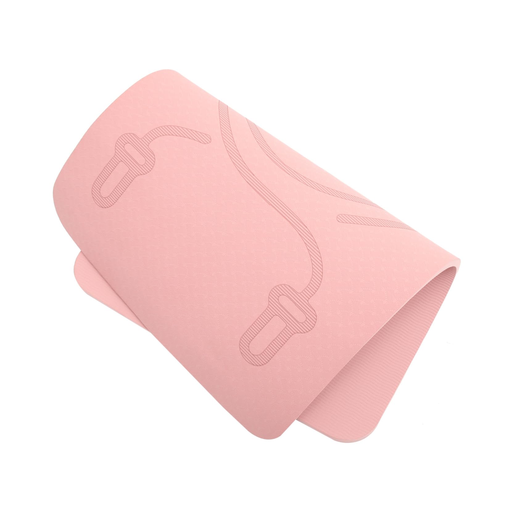 Happyyami Non Slip Tpe Skipping Mat Shock Absorbing Portable Workout Mat for Home Exercise for Jump Rope Training Yoga and Indoor Fitness