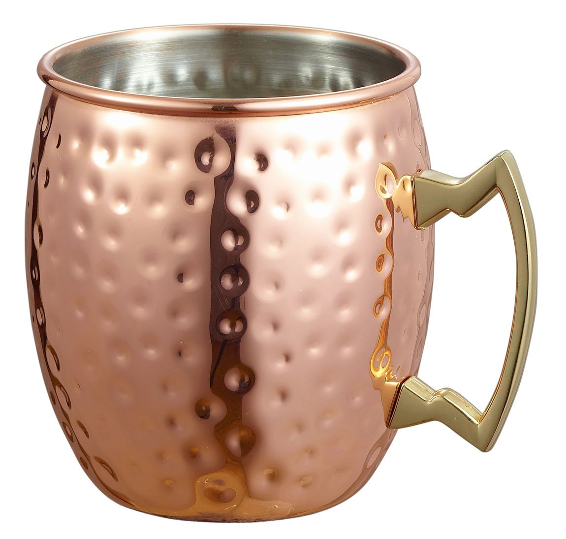 Visol Kremlin Hammered Copper Finish Moscow Mule Mug, Copper