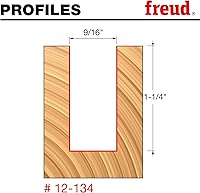 Vista 29 de Broca recta de doble acanaladura Freud, 15/64 x 3/4 de pulgada, con vástago de 1/2 pulgada, 12-096