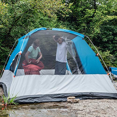 Columbia Tent - Dome Tent | Easy Setup 6 Person Camping Tent With Rainfly For Outdoors | Best Camp Tent For Hiking, Backpacking, & Family Camping #TOP4