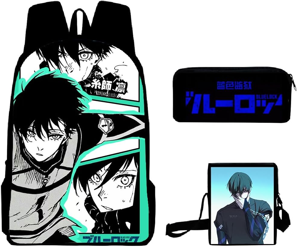 Kakazoomm Store Blauer Anime Lock Federmäppchen BluLock