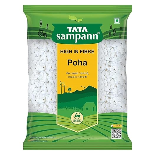 Tata Sampann, High in Fibre Poha(Thick), 1kg