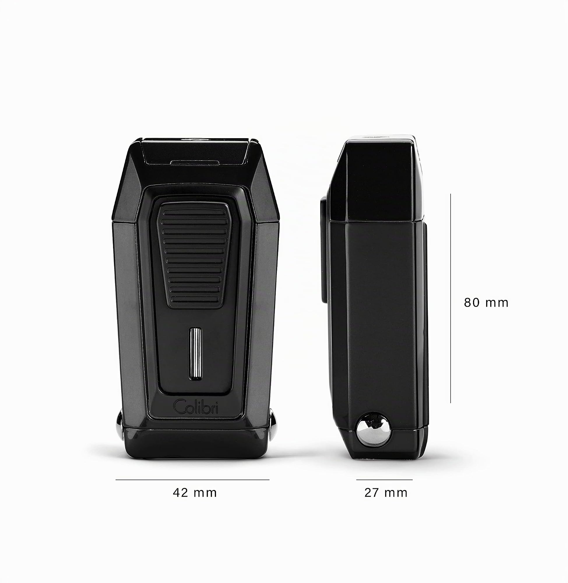 Colibri Quantum Sturmfeuerzeug | Integrierter Zigarrenabschneider | Dreistrahl Jet Feuerzeug Für Zigarren | Elegante Geschenkbox | Zwei Jahre Garantie | Butan Nicht Im Lieferumfang Enthalten