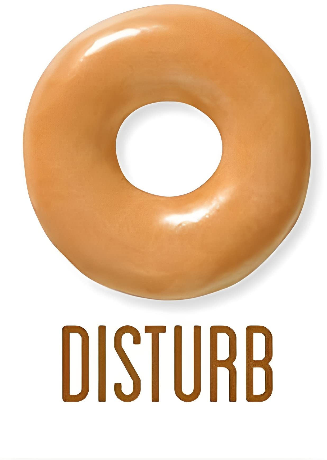 Aoevc Donut Disturb Donut Shop Supermarket Cafe Restaurant Tin Donut Sign Metal Decoration Poster Library Cafe Living Room Kitchen Home Art Wall Decoration Plaque Gift Metal Tin Sign 6x8 Inch