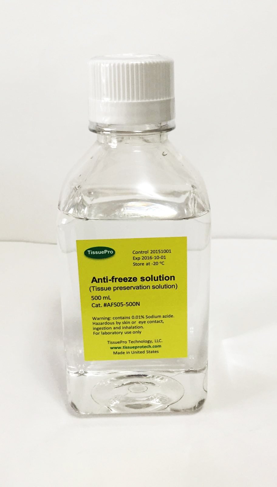 Tissue Cryoprotectant, Anti Freeze Solution 500mL