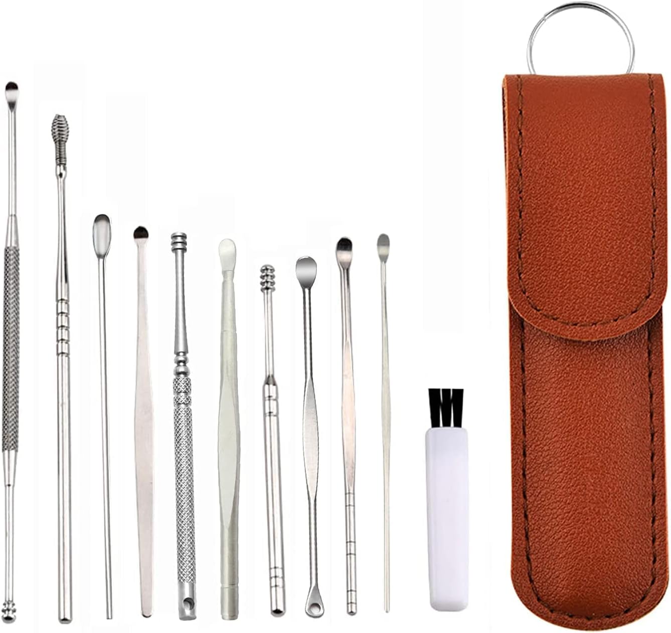 Squadare 100 Pieces Wool Daubers Leather Dye Tool Dye Dauber Dyeing Applicator with Metal Handle for DIY Crafts Projects