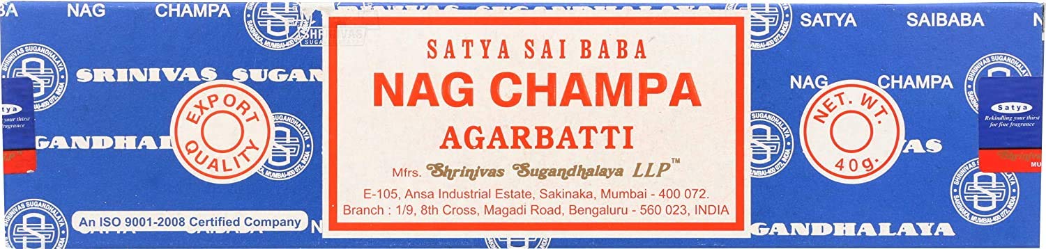Nag Champa Satya Sai Baba Incense in The Medium Box of 40 Grams