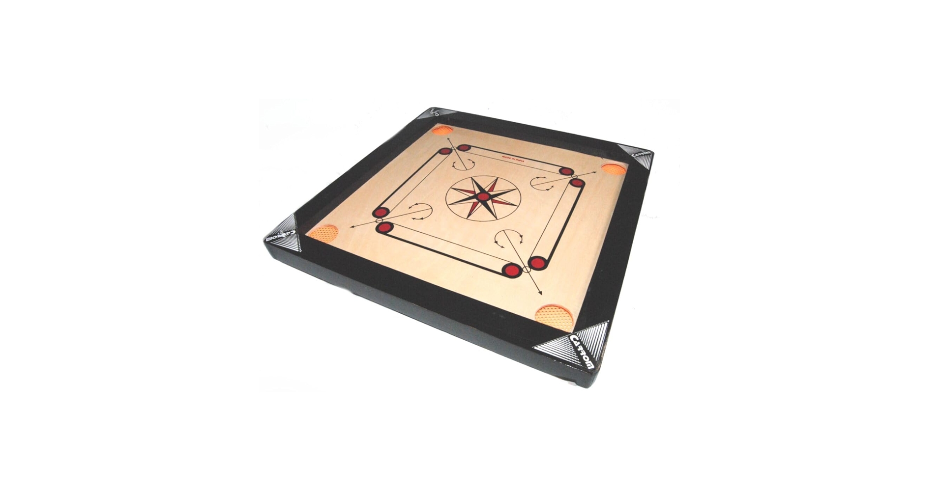 キャロムボード Amazon | Kalindri Sports Carrom Board Without Coins, Striker