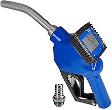 Diesel Zapfpistole Digital Zählwerk für Dieselpumpe, Adblue, Heizölpumpe Ölpumpe, Aluminium, Digital Zählwerk Adblue Zapfpistole mit Display
