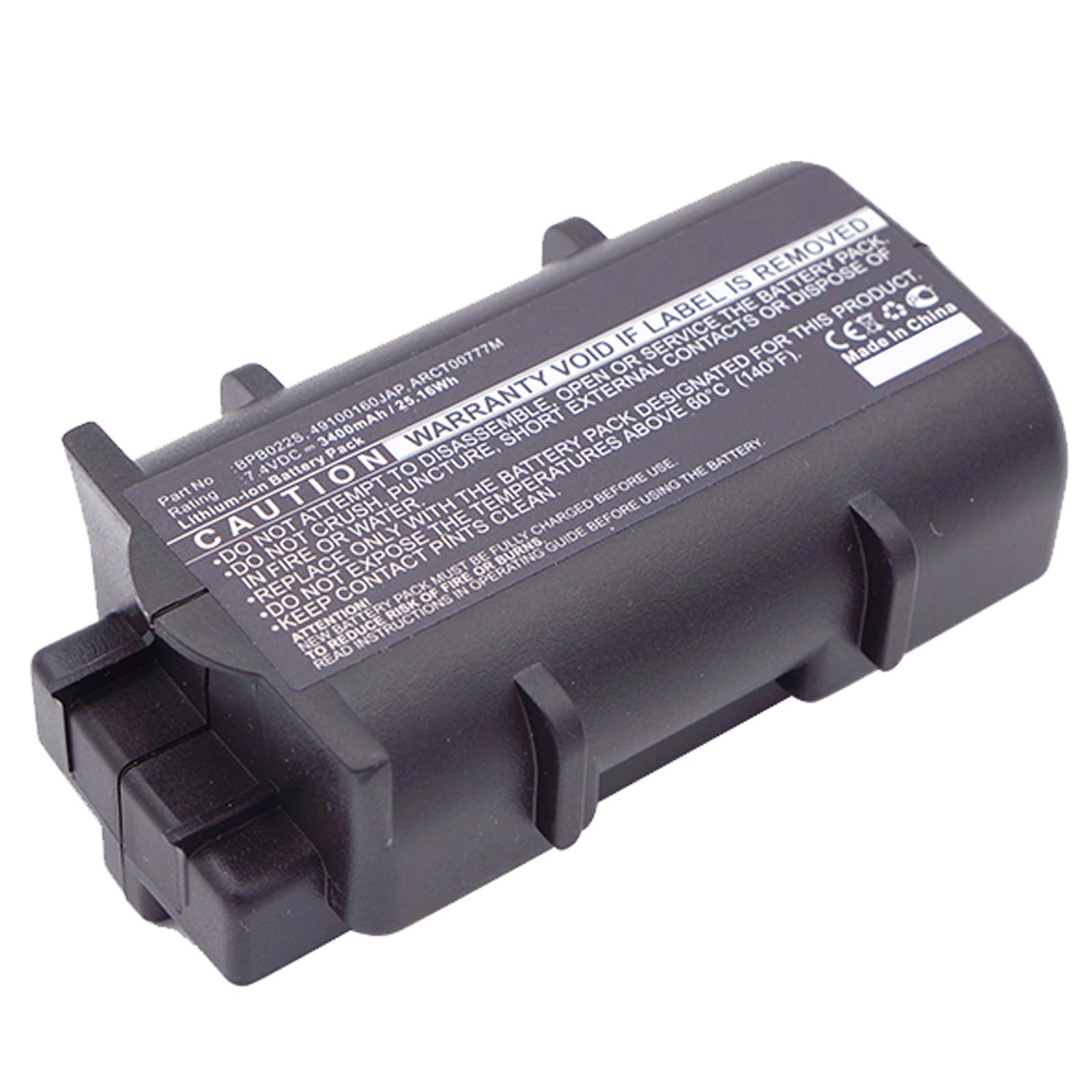 Synergy Digital Cable Modem Battery, Compatible with Arris BPB022S Cable Modem Battery (Li-ion, 7.4V, 3400mAh)