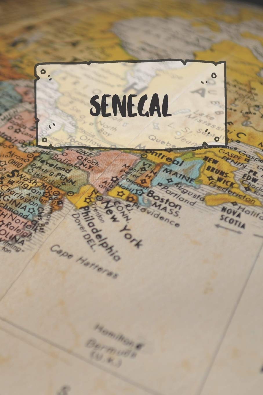 Senegal: Ruled Travel Diary Notebook or Journey Journal - Lined Trip Pocketbook for Men and Women with Lines