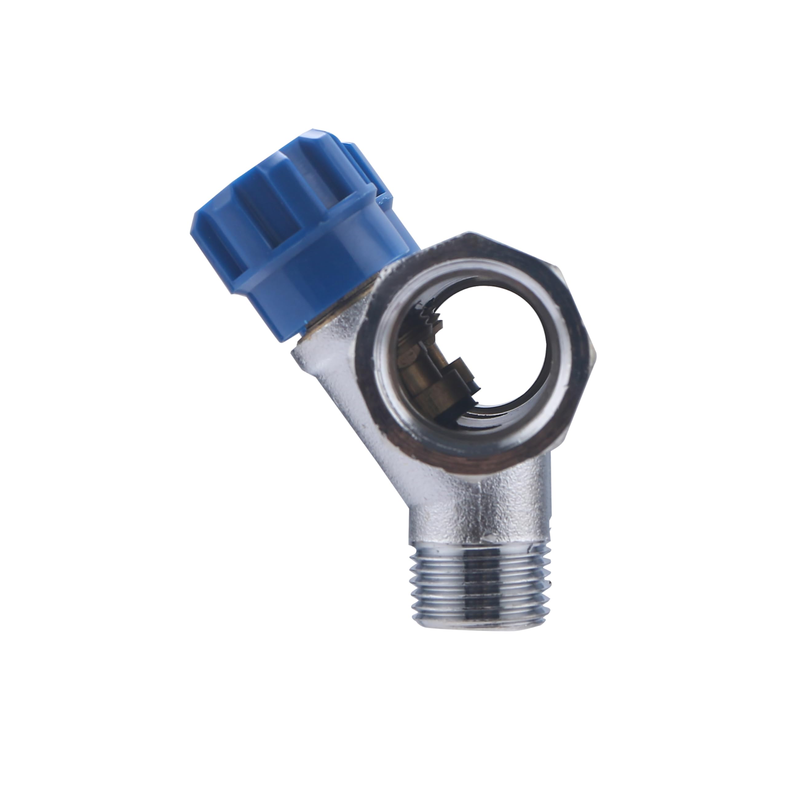 Collettore maschio-femmina 3/4 con rubinetto blu e 5 uscite maschio 1/2 | Ottone | Connessione sicura e durevole | Ideale per impianti idraulici | Facile da installare | QUICK PLOMBERIE