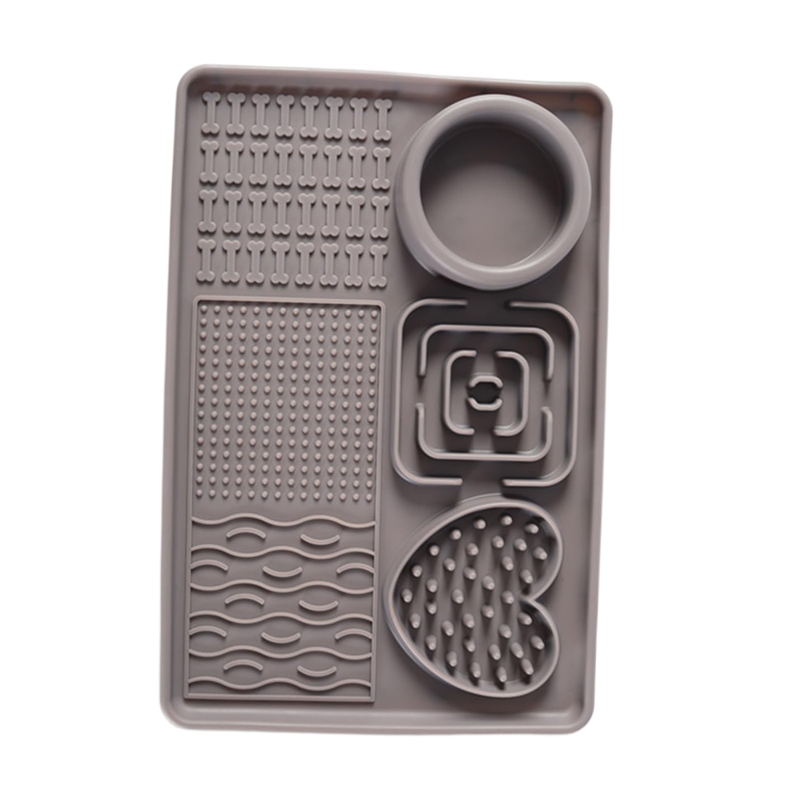 Dog Lick Mats - Silicone Pets Treats Feeding Mat,Slow Feeding, Multi-functional Enrichment Toy, Pet Supplies for Mental Stimulation Calming Boredom Relief Indoor Play