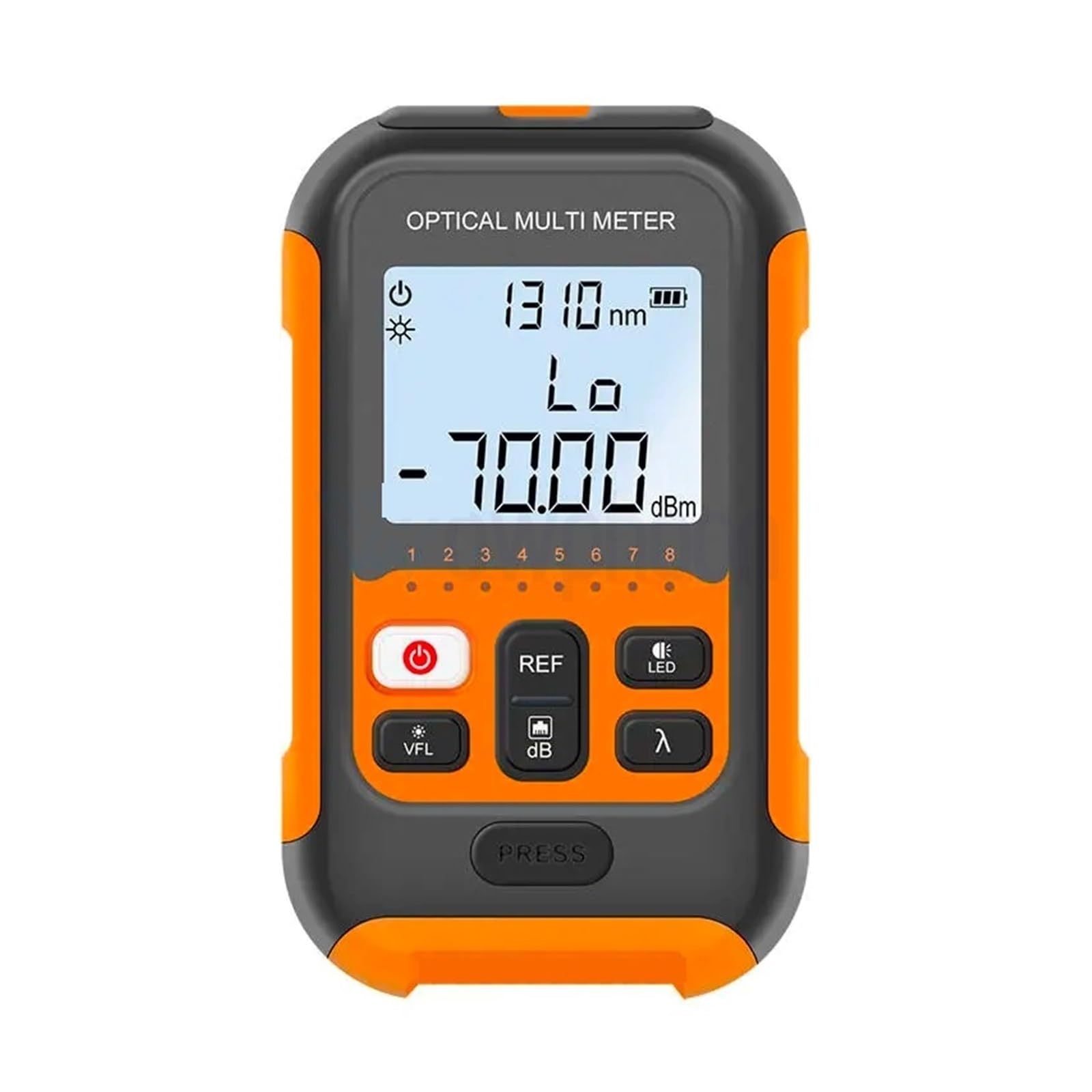 Testeur de Fibre Optique Mini Compteur De Puissance Optique Personnalisé 4 en 1, Localisateur Visuel Défauts, Testeur Câble Réseau, Lumière LED OPM VFL 10/20/30/50MW