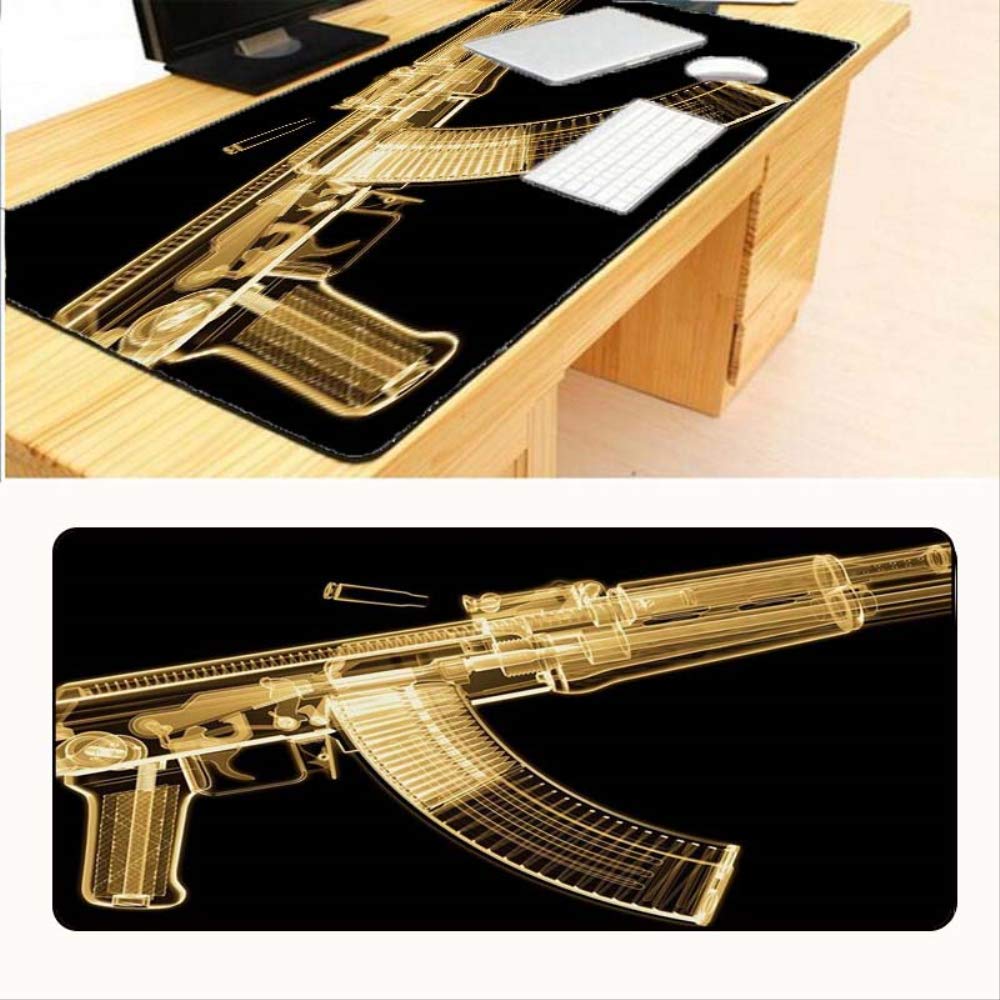 Dhsbd @ Mouse Pad Large Overlock Mats Rubber Mat Overlock Edge Waterproof Gaming Mouse Pad Mat Xl Big Desk Office Work/Game Birthday Gift 400X800X3Mm