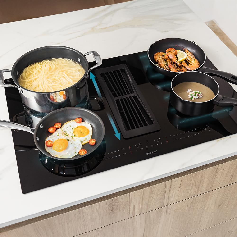 Cecotec Table à Induction2 Feux Bolero Squad IH 4800 TotalFlex80