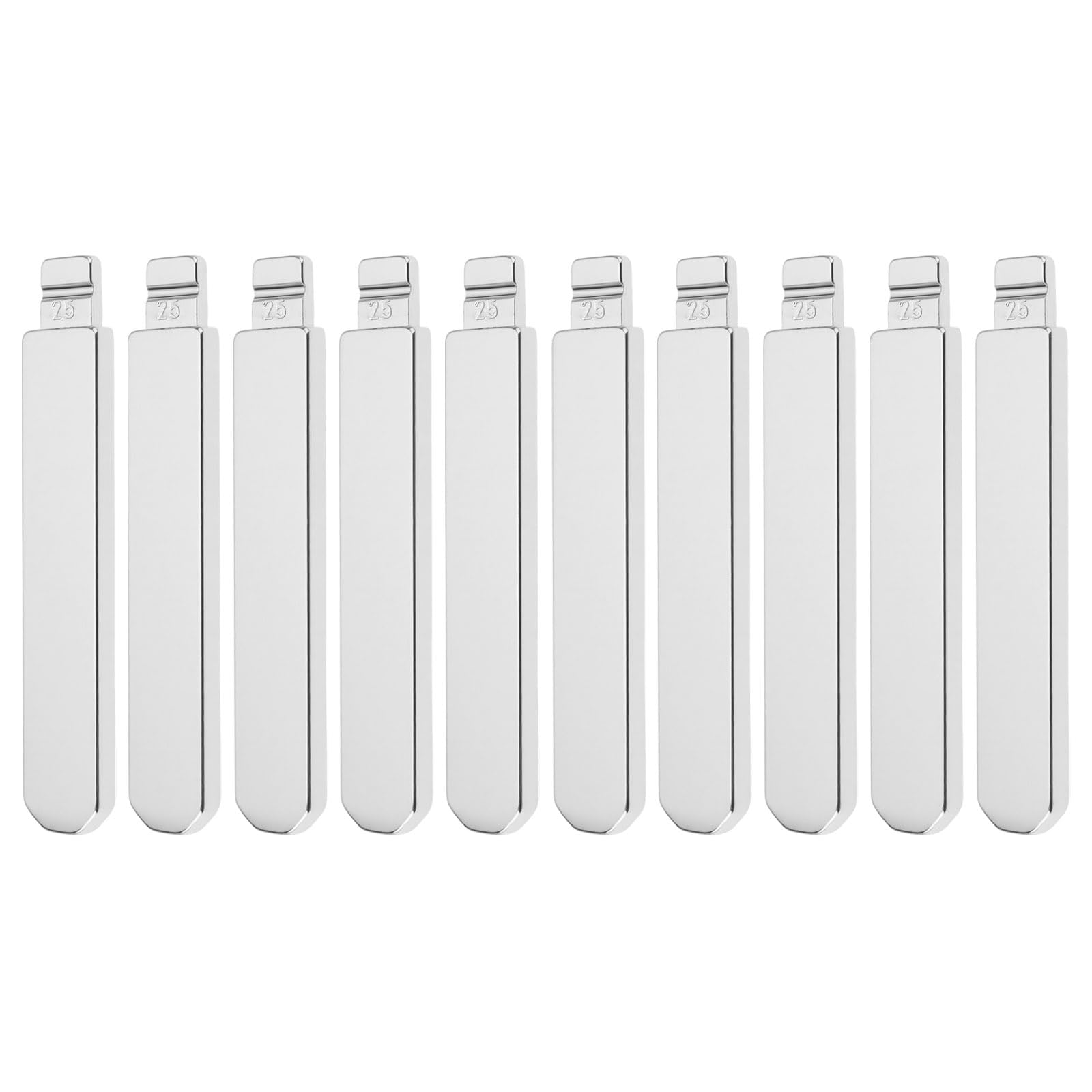 Briny River 10pcs Uncut Remote Key Blades Compatible with Honda HO01 HON66 HOND-31