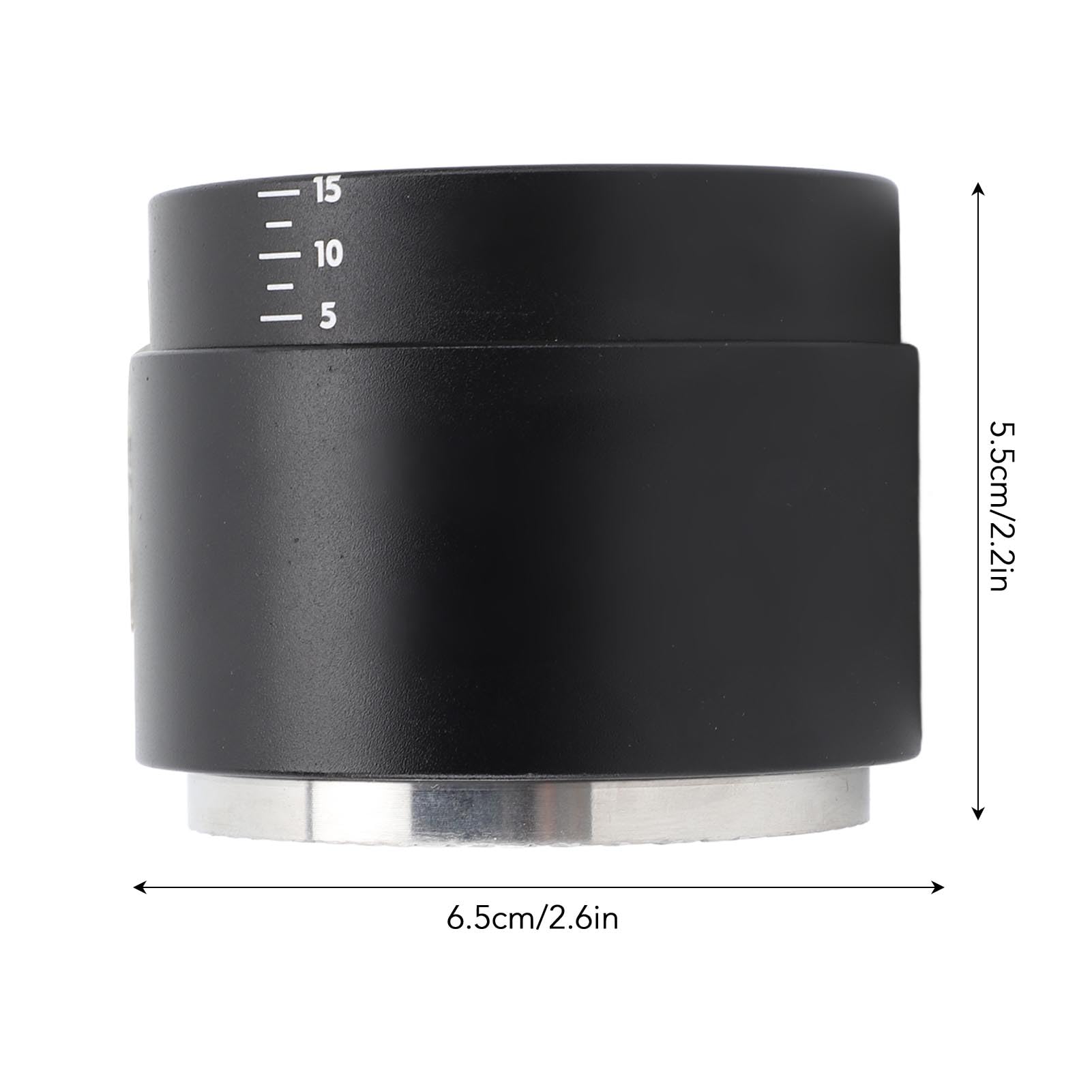 Jiawu Tamper de café, 58 Mm de Altura Ajustable Distribuidor de café Tamper de Acero Inoxidable con Distribución Uniforme y Compactación para Uso Doméstico y Comercial en Cafeterías (Tipo 1)