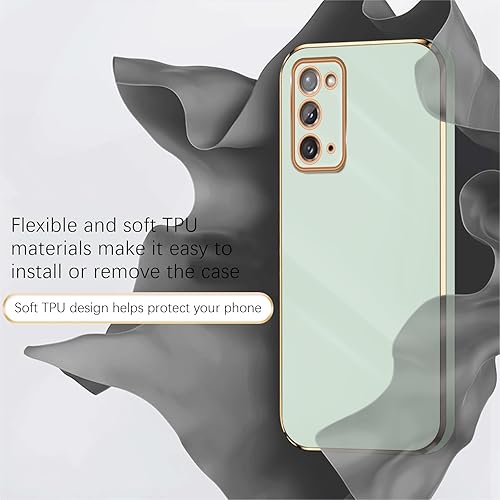 Miniatura 6 de Funda para Note 20, funda para Galaxy Note 20 para mujer, galvanoplastia, de lujo, estética, moderna, bonita, protección de TPU suave a prueba de