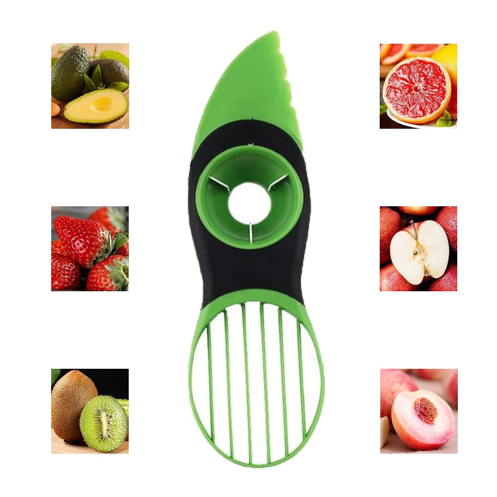 Taglia Avocado In Acciaio - Affettatore Per Frutta E Verdura, Gadget Da Cucina Compatto E Portatile - 2