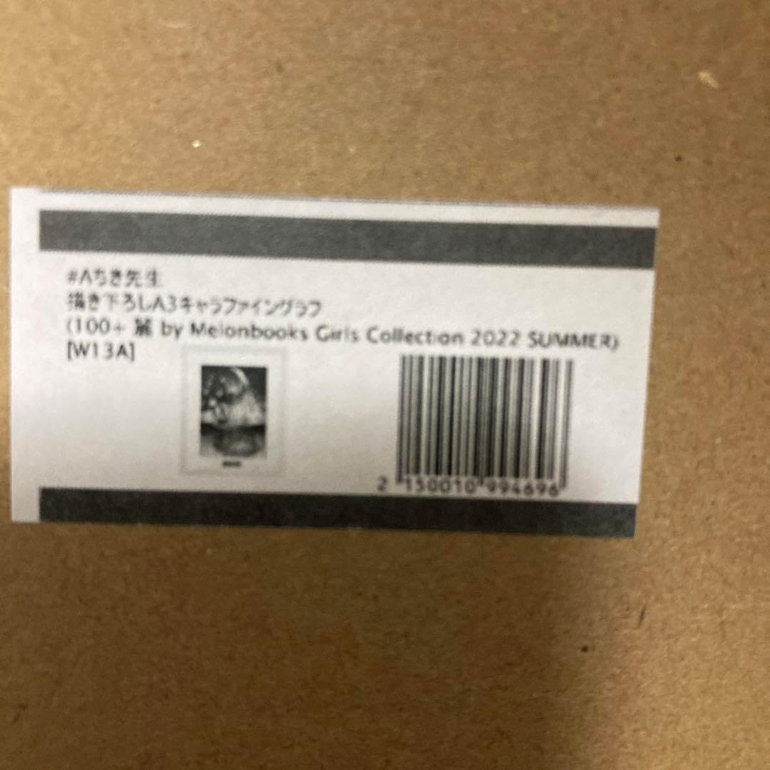 Aちき 描き下ろしA3 キャラファイングラフ 限定品 Aちき 描き下ろし