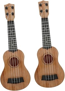 Levemolo Brinquedo De Bebê 2 Pçs Simulação Ukulele Crianças Mini Crianças Crianças Para Meninas Instrumentos Musicais Iniciantes Ukulele Violão Infantil Ukulele Musical Crianças