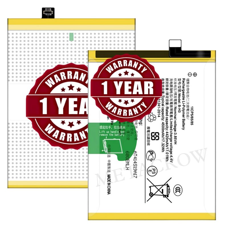 Image of Original B-H3 Battery Compatible for Vivo Z1x (1917, PD1921F EX) | Z5 (1921, V1921A, V1921T) - (4500mAh) - 1 Year Warranty JK1