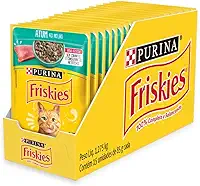 Pack Nestlé Purina Friskies Ração Úmida Para Gatos Adultos Atum Ao Molho - Com 15 Sachês 85g