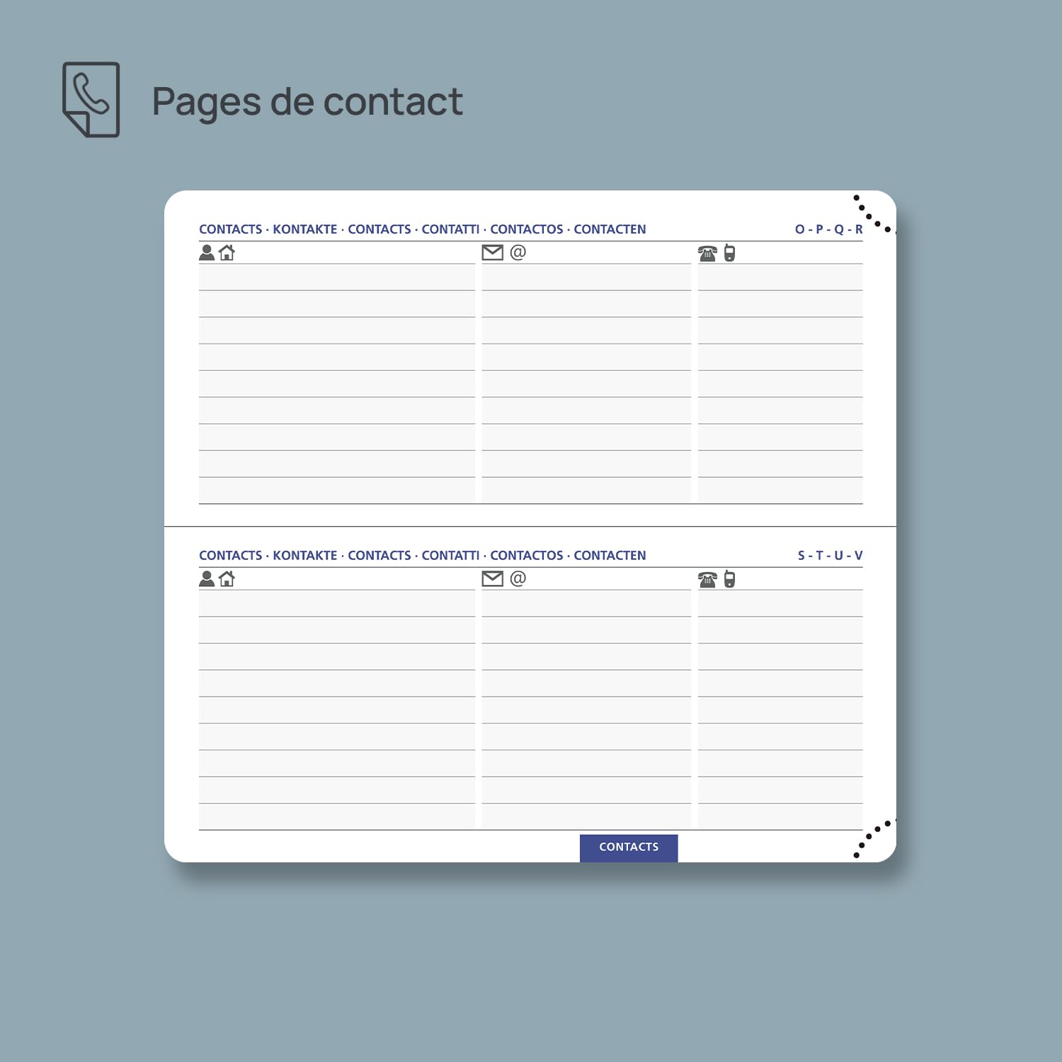 POPRUN Agenda De Poche 2026 Mensuel 17 X 8 Cm - Couverture Souple En PU Cuir, 1