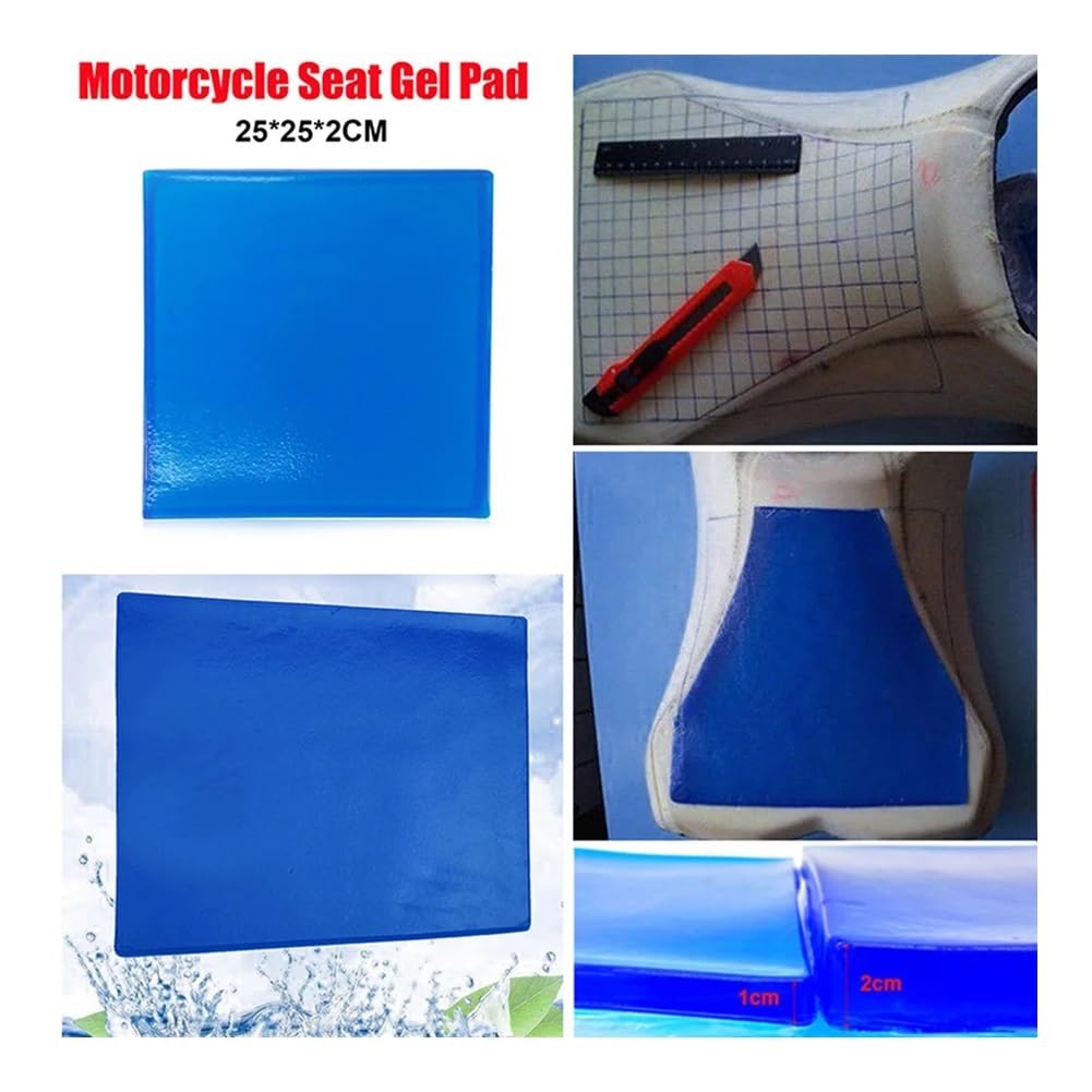 Almohadilla Asiento Motocicleta Cojín Asiento Motocicleta Absorció Impacto Cojín Suave Y Fresco Almohadilla Elástica Asiento Accesorios Motocicleta Funda cojín Asiento